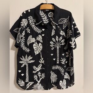 Johnny Was Luciana Dolman Shirt 100% Cotton